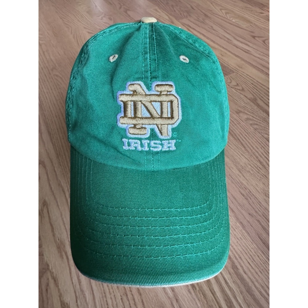 Notre Dame‎ Fighting Irish Hat Top Of The World Green Gold One Fit Flex Cap NCAA